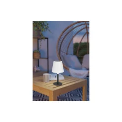 Eglo Bordslampa Montapalma Solar Stål Svart 2W 190lm - 830 Varm Vit | IP54 - Dimbar - USB-C