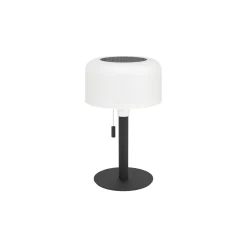 Eglo Bordslampa Montapalma Solar Stål Svart 2W 190lm - 830 Varm Vit | IP54 - Dimbar - USB-C