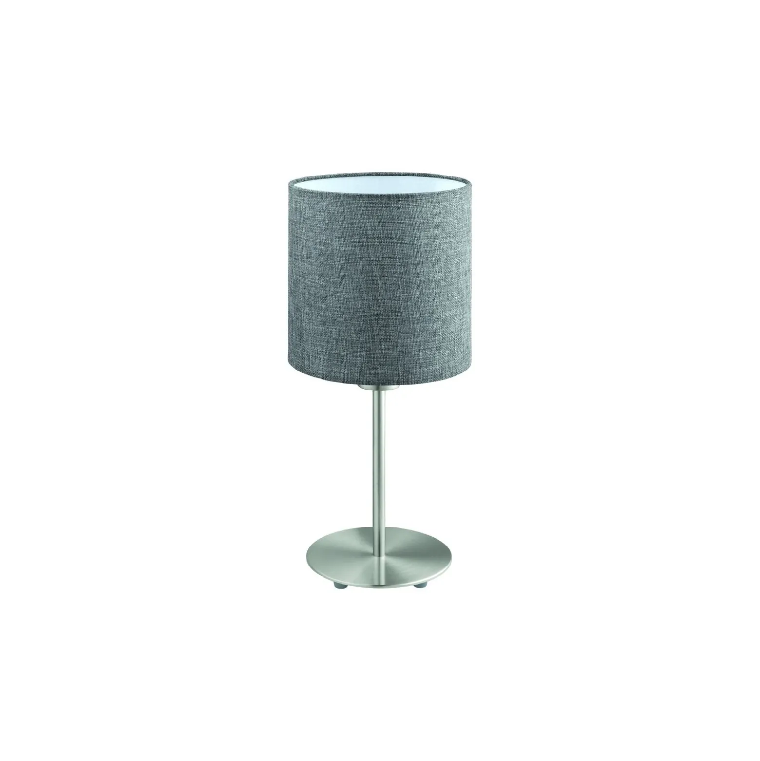 Eglo Bordslampa Pasteri Stål Satin Nickel | IP20 - Passande för 1x E27
