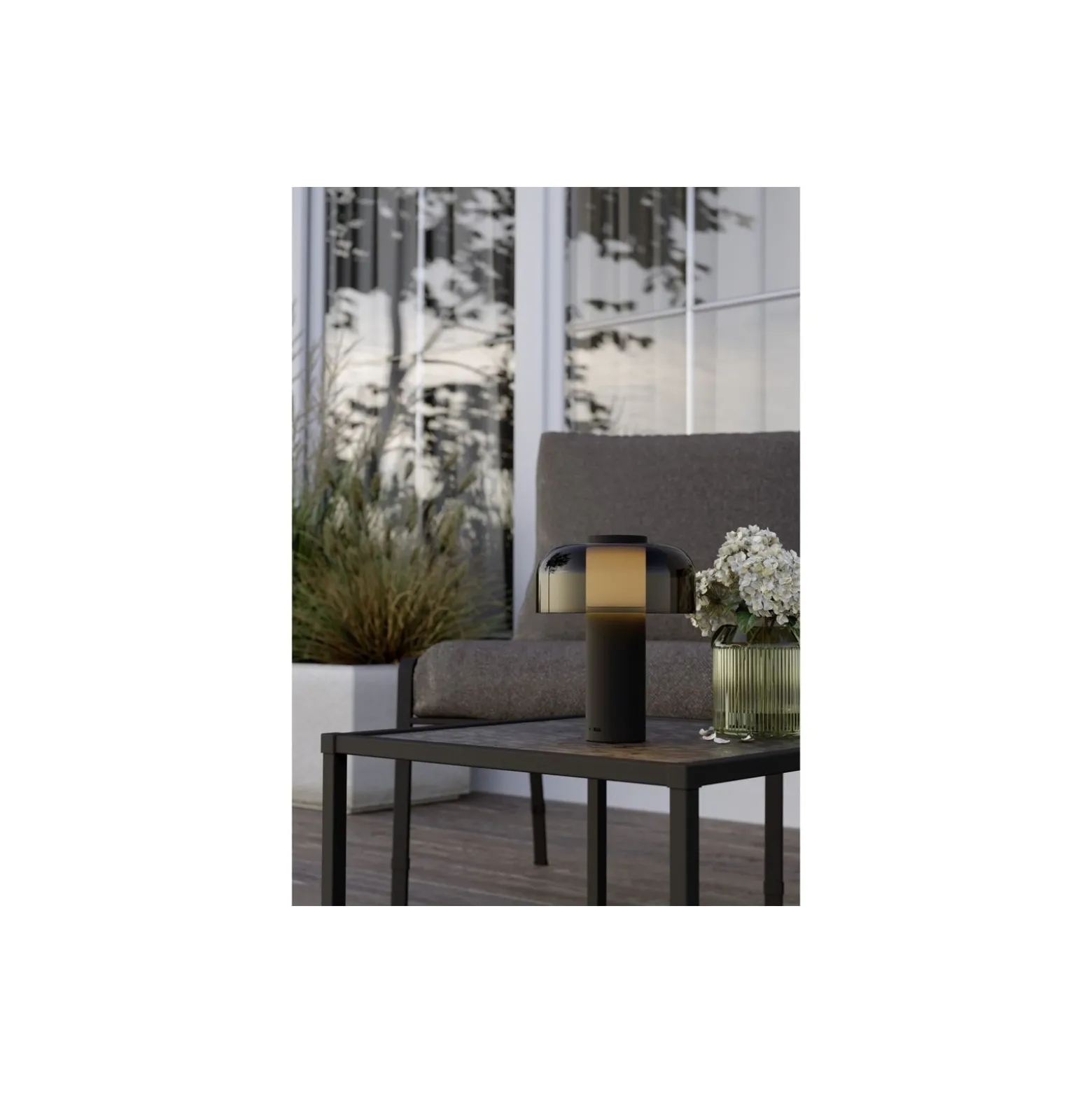 Eglo Bordslampa Ponente Stål Svart 2W 250lm - 824-840 Justerbar Vit | IP54 - Touch Dimbar