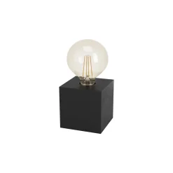 Eglo Bordslampa Prestwick 2 Trä Svart | IP20 - Passande för 1x E27