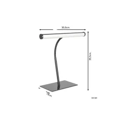 Eglo Bordslampa Riccione Stål Satin Nickel 5W 500lm - 827-840-865 CCT | Dimbar