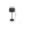 Eglo Bordslampa Roccanova Solar Stål Svart 2W 270lm - 830 Varm Vit | IP44 - Touchdimmerbar - USB-C