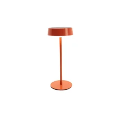 Eglo Bordslampa Simeri Solar Stål Apelsin 3W 250lm - 830-860 Justerbar Vit | IP44 - Touchdimmerbar - USB-C
