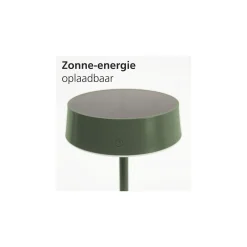 Eglo Bordslampa Simeri Solar Stål Grön 3W 250lm - 830-860 Justerbar Vit | IP44 - Touchdimmerbar - USB-C