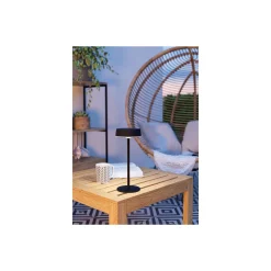 Eglo Bordslampa Simeri Solar Stål Svart 3W 250lm - 830-860 Justerbar Vit | IP44 - Touchdimmerbar - USB-C