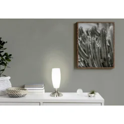 Eglo Bordslampa Slim Stål Vit | Passande För 1x E14
