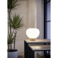 Eglo Bordslampa Summerhill Trä Stål Brun | Passande För 1x E27