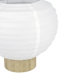 Eglo Bordslampa Summerhill Trä Stål Brun | Passande För 1x E27