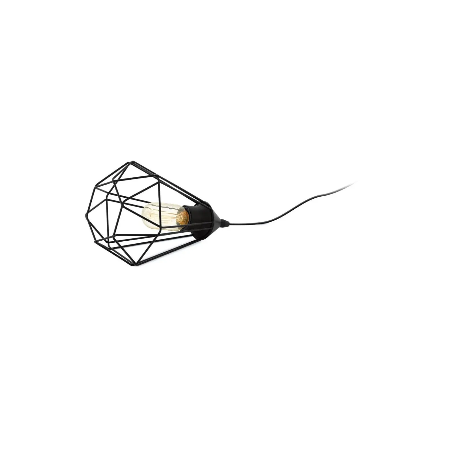 Eglo Bordslampa Tarbes Stål Svart | Passande för 1x E27