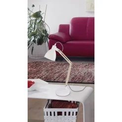 Eglo Bordslampa Torona 1 Stål Vit | Passande För 1x E14