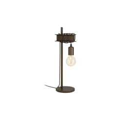 Eglo Bordslampa Townshend 4 Stål Brun Svart | IP20 - Passande för 1x E27