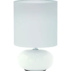 Eglo Bordslampa Trondio Ceramic Vit | Passande För 1x E14