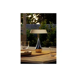 Eglo Bordslampa Turcio Stål Krom 5W 310lm - 825-830-840 CCT | IP44 - Touch Dimbar - USB-C