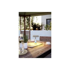 Eglo Bordslampa Turcio Stål Krom 5W 310lm - 825-830-840 CCT | IP44 - Touch Dimbar - USB-C