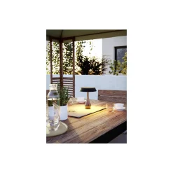 Eglo Bordslampa Turcio Stål Svart 5W 310lm - 825-830-840 CCT | IP44 - Touch Dimbar - USB-C