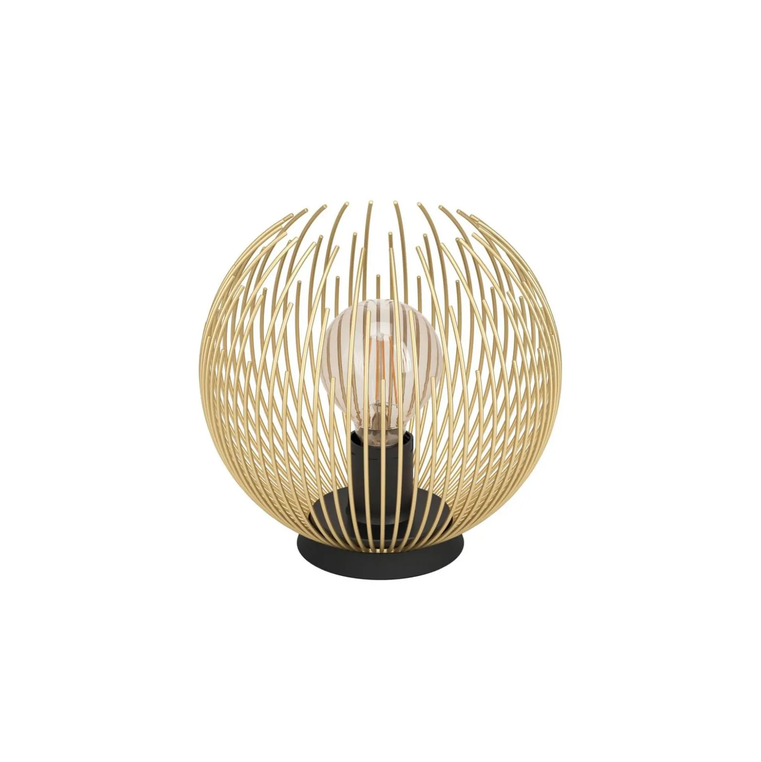 Eglo Bordslampa Venezuela Svart, Guld | Passande för 1x E27
