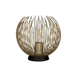 Eglo Bordslampa Venezuela Svart, Guld | Passande för 1x E27