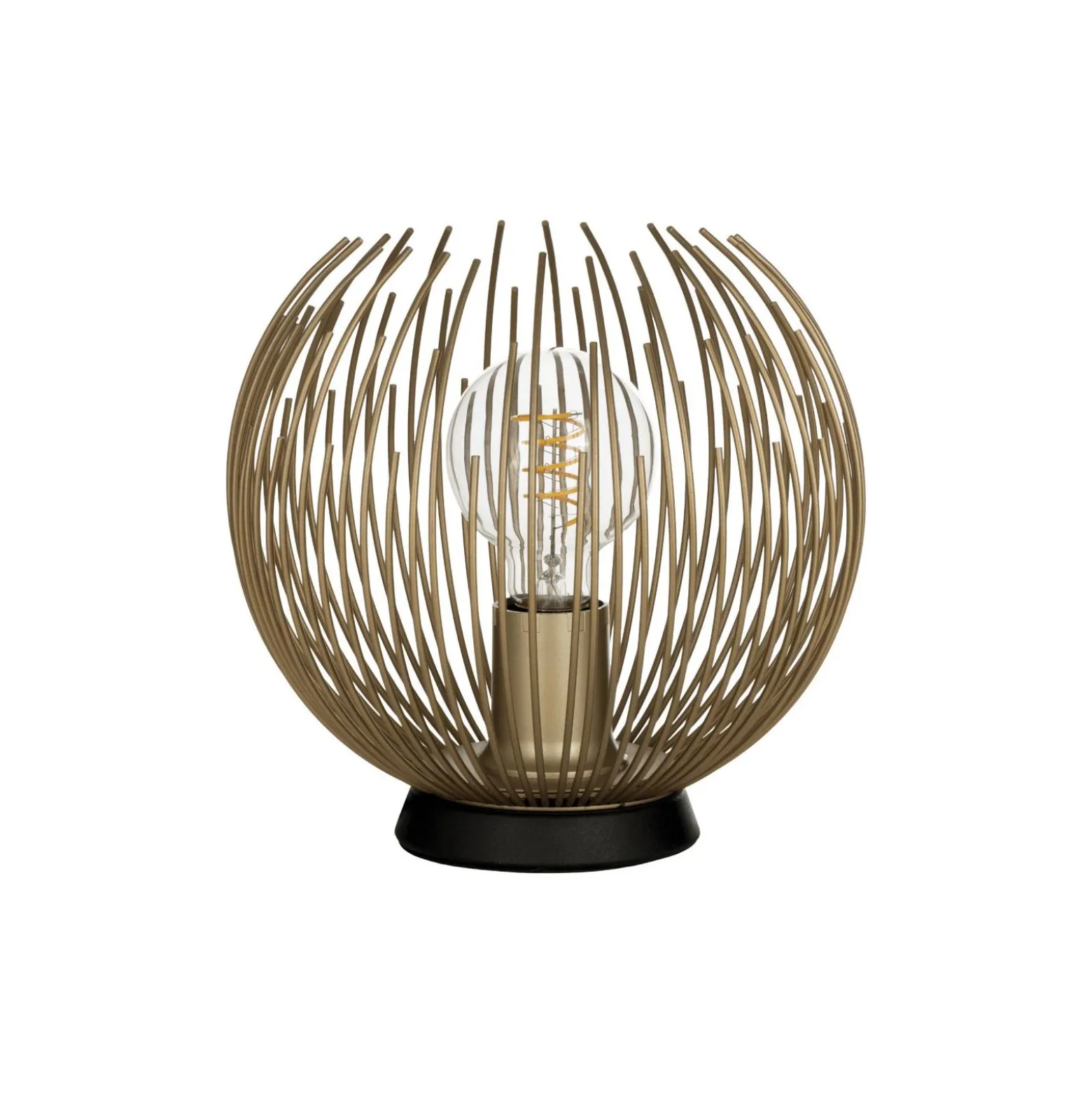 Eglo Bordslampa Venezuela Svart, Guld | Passande för 1x E27