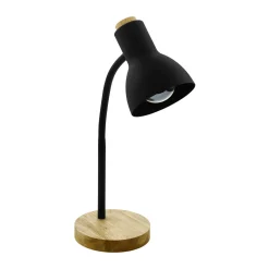 Eglo Bordslampa Veradal Trä Svart | Passande För 1x E27