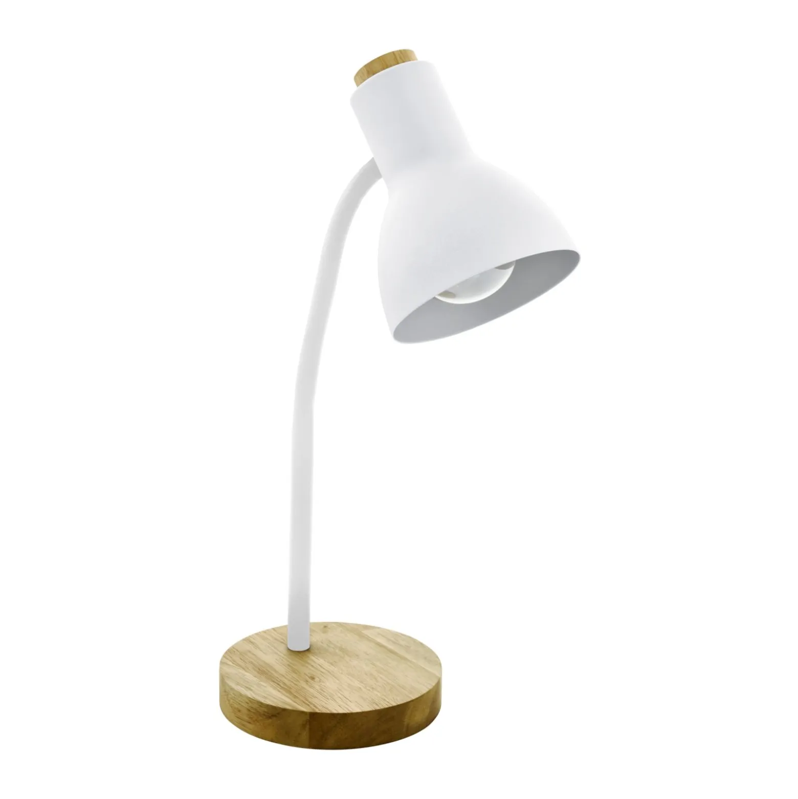 Eglo Bordslampa Veradal Trä Vit | Passande För 1x E27