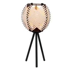 Eglo Bordslampa Waverton Stål Svart Trä | Passande För 1x E27