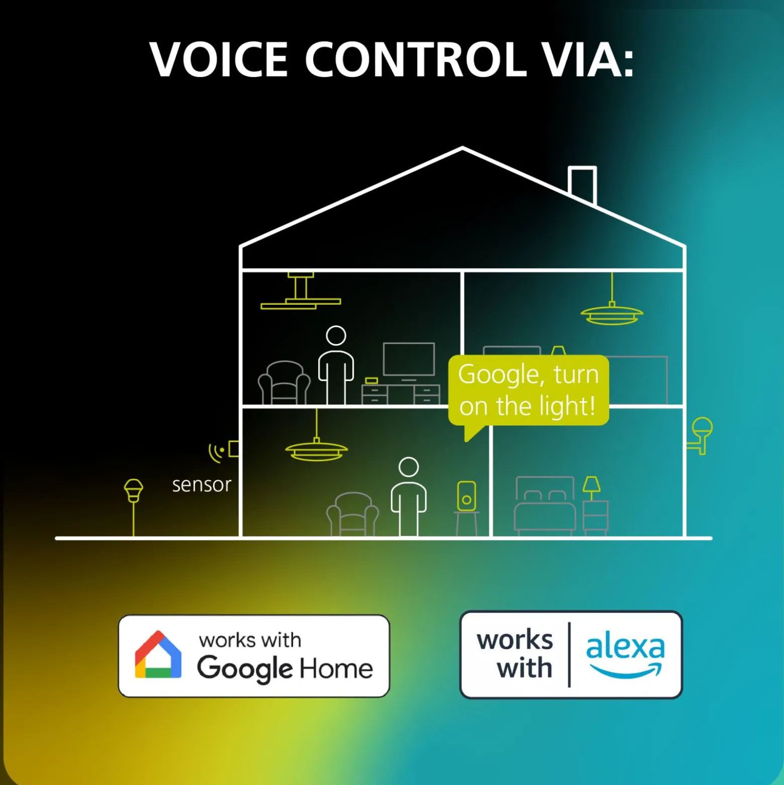 Eglo Connect.Z Smart Golvlampa Anchorena-Z Trä Svart 34W 3960lm - 827-865 Justerbar Vit | Dimbar