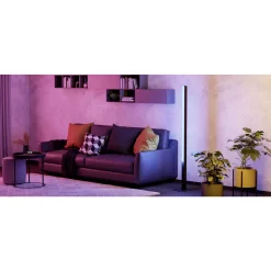 Eglo Connect.Z Smart Golvlampa Simolaris-Z Aluminium Svart 34W 3960lm - 827-865 Justerbar Vit | Dimbar