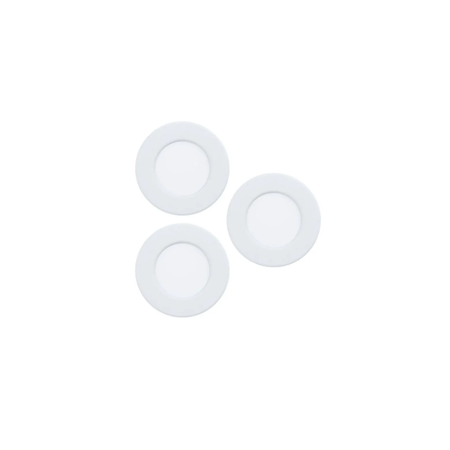 Eglo Connect.Z Smart Infälld Spot Badrumsbelysning Fueva 6-Z Plast Vit 8.4W 1020lm - 827-865 Justerbar Vit + RGB | Dimbar