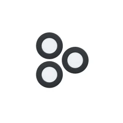Eglo Connect.Z Smart Infälld Spot Badrumsbelysning Fueva 6-Z Plast Svart 8.4W 1020lm - 827-865 Justerbar Vit + RGB | Dimbar