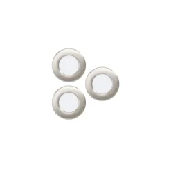 Eglo Connect.Z Smart Infälld Spot Badrumsbelysning Fueva 6-Z Plast Satin Nickel 8.4W 1020lm - 827-865 Justerbar Vit + RGB | Dimbar