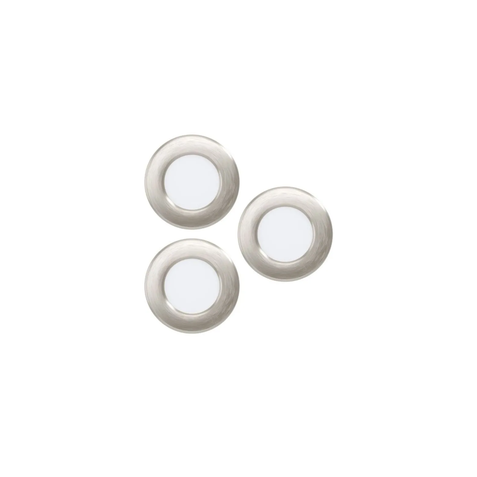 Eglo Connect.Z Smart Infälld Spot Badrumsbelysning Fueva 6-Z Plast Satin Nickel 8.4W 1020lm - 827-865 Justerbar Vit + RGB | Dimbar