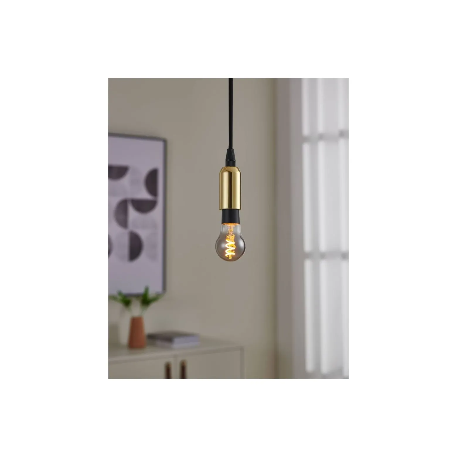 Eglo Connect.Z Smart LED Boll E14 Filament Smokey 4W 150lm - 820 Extra Varm Vit | Dimbar - Ersättare 15W