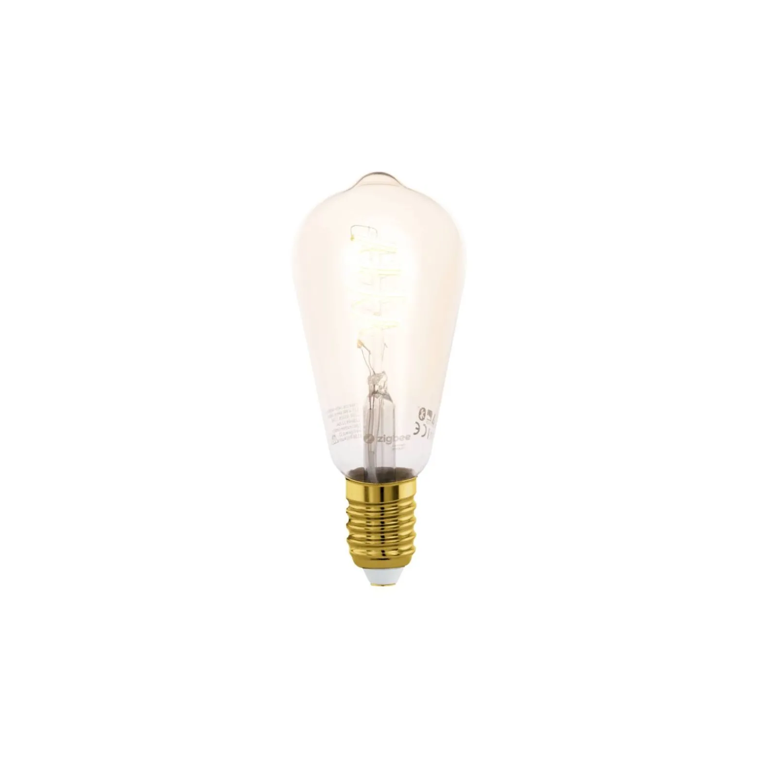 Eglo Connect.Z Smart LED Edison E27 Filament Ambar 4.9W 360lm - 827-865 Justerbar Vit | Dimbar - Ersättare 25W