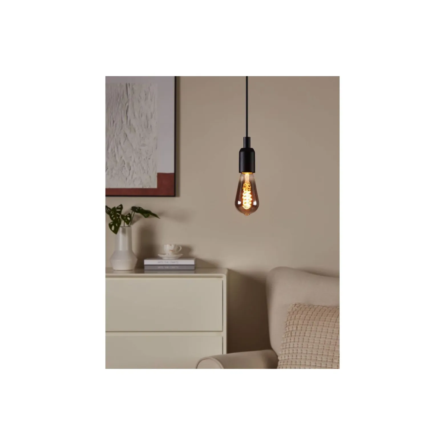 Eglo Connect.Z Smart LED Edison E27 Filament Smokey 4W 150lm - 820 Extra Varm Vit | Dimbar - Ersättare 15W