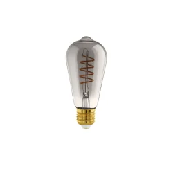 Eglo Connect.Z Smart LED Edison E27 Filament Smokey 4W 150lm - 820 Extra Varm Vit | Dimbar - Ersättare 15W