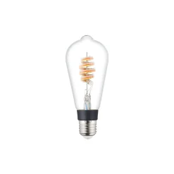 Eglo Connect.Z Smart LED Edison E27 Filament Klar 4.9W 400lm - 830 Varm Vit + RGB | Dimbar - Ersättare 40W