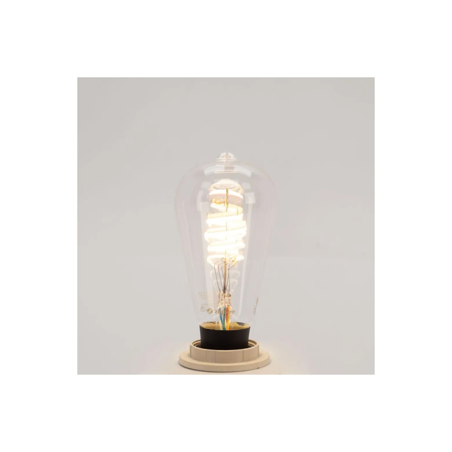 Eglo Connect.Z Smart LED Edison E27 Filament Klar 4.9W 400lm - 830 Varm Vit + RGB | Dimbar - Ersättare 40W