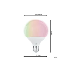 Eglo Connect.Z Smart LED Globe E27 Matt 13.5W 1300lm - 827 Extra Varm Vit | Dimbar - Ersättare 100W