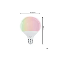 Eglo Connect.Z Smart LED Globe E27 Matt 13.5W 1300lm - 827 Extra Varm Vit | Dimbar - Ersättare 100W