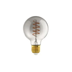 Eglo Connect.Z Smart LED Globe E27 Filament Smokey 4W 150lm - 820 Extra Varm Vit | Dimbar - Ersättare 15W