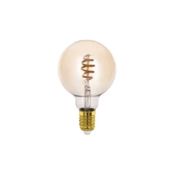 Eglo Connect.Z Smart LED Globe E27 Filament Ambar 4.9W 360lm - 827-865 Justerbar Vit | Dimbar - Ersättare 25W