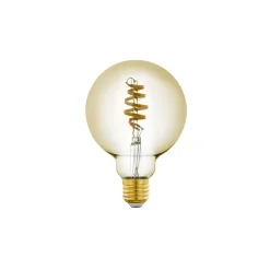 Eglo Connect.Z Smart LED Globe E27 Filament Ambar 4.9W 360lm - 827-865 Justerbar Vit | Dimbar - Ersättare 25W