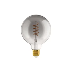 Eglo Connect.Z Smart LED Globe E27 Filament Smokey 4W 150lm - 820 Extra Varm Vit | Dimbar - Ersättare 15W