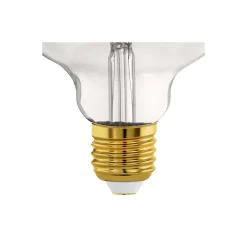 Eglo Connect.Z Smart LED Globe E27 Filament Smokey 4W 150lm - 820 Extra Varm Vit | Dimbar - Ersättare 15W