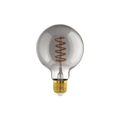 Eglo Connect.Z Smart LED Globe E27 Filament Smokey 4W 150lm - 820 Extra Varm Vit | Dimbar - Ersättare 15W