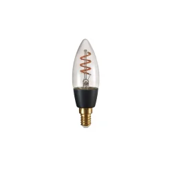 Eglo Connect.Z Smart LED Kronljus E14 Filament Smokey 4W 150lm - 820 Extra Varm Vit | Dimbar - Ersättare 15W