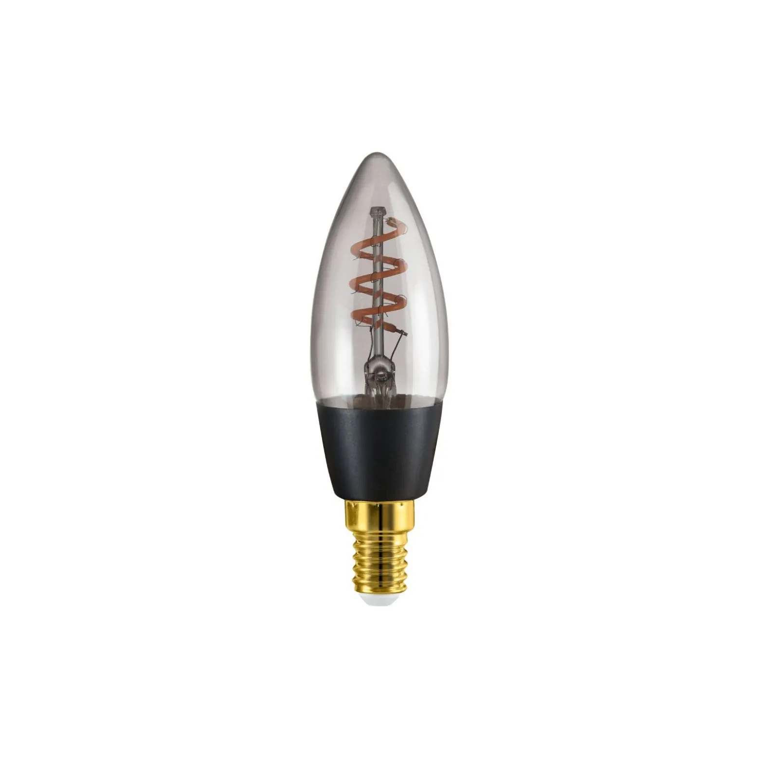 Eglo Connect.Z Smart LED Kronljus E14 Filament Smokey 4W 150lm - 820 Extra Varm Vit | Dimbar - Ersättare 15W