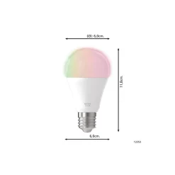 Eglo Connect.Z Smart LED Päron E27 Matt 9W 806lm - 827 Extra Varm Vit | Dimbar - Ersättare 60W
