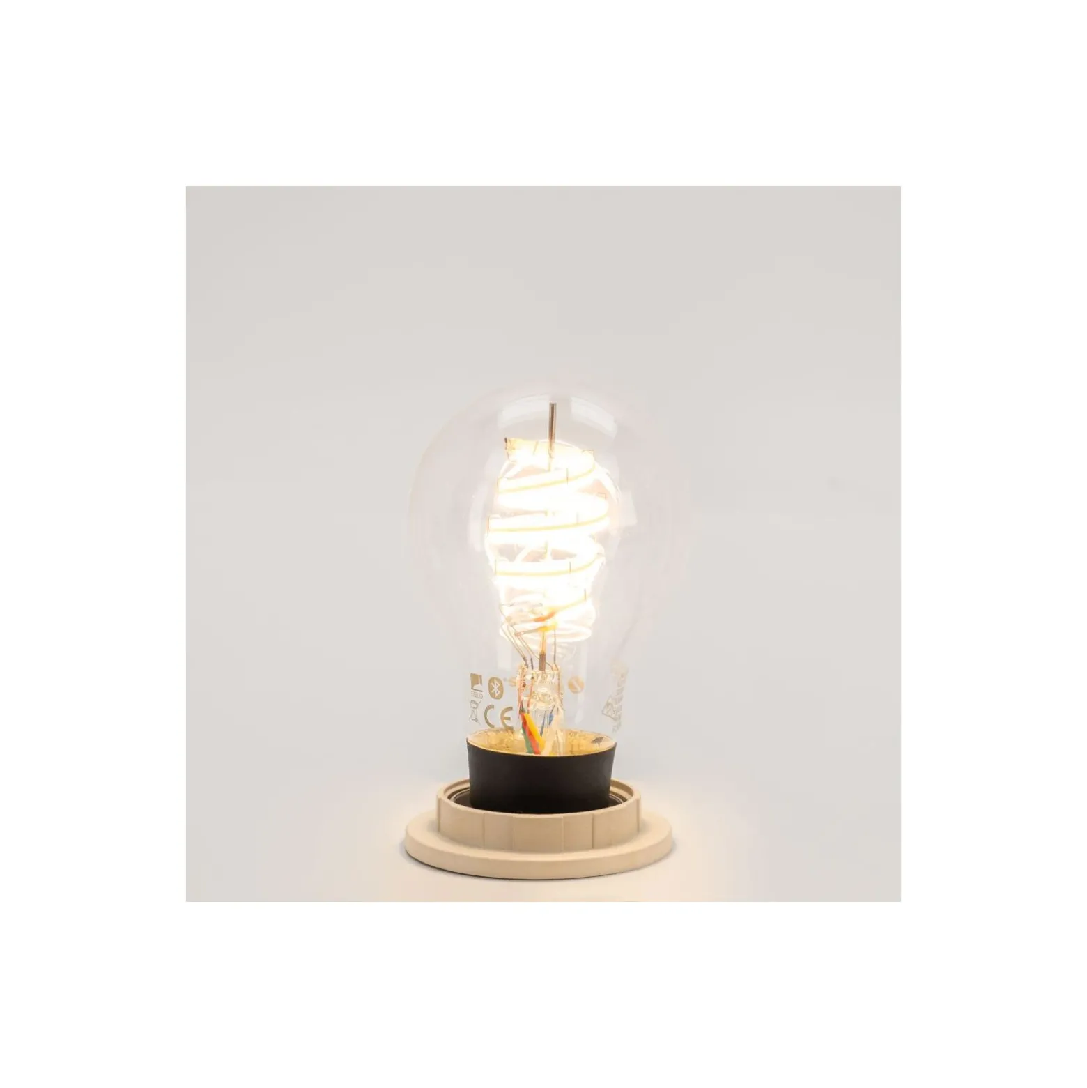Eglo Connect.Z Smart LED Päron E27 Filament Klar 4.9W 320lm - 830 Varm Vit + RGB | Dimbar - Ersättare 25W